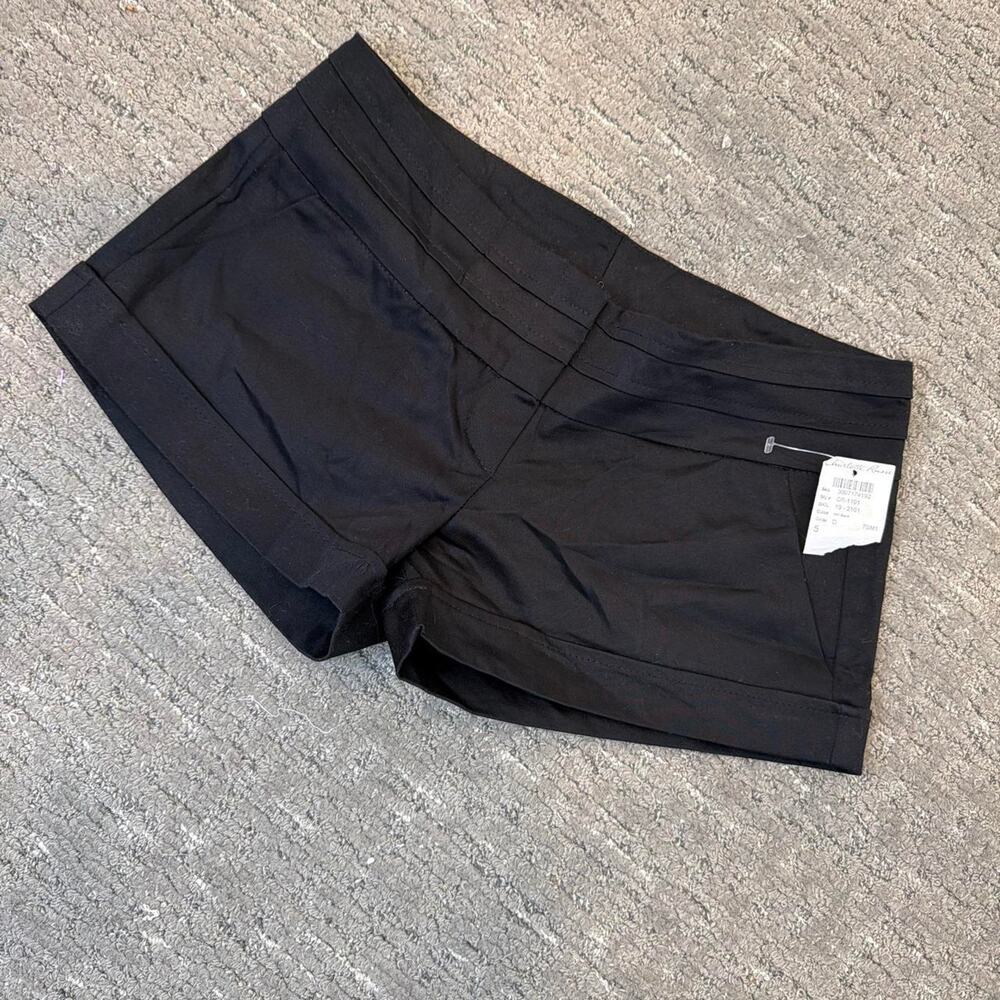 Insane vintage y2k low rise black sailor mini dress shorts NWT - Picture 2 of 3